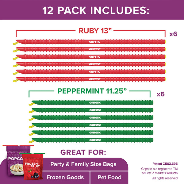 GRIPSTIC® Bag Sealer 12-Pack X-Large Set