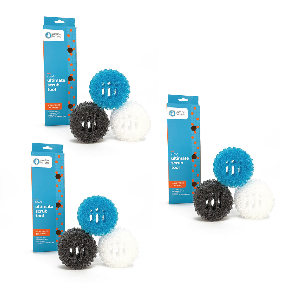 Scrub Rool Bundle and Save - Ultimate Scrub Tool (9 Sponge Set) — GRIPSTIC