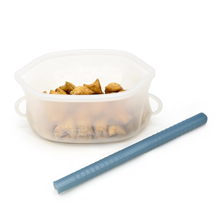 GRIPSTIC Reusable Silicone Steam + Store Bags - Microwave Safe Food Bags, Set of 3