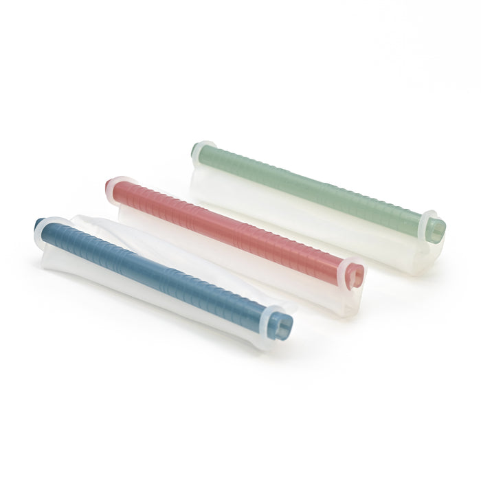 GRIPSTIC Reusable Silicone Steam + Store Bags - Microwave Safe Food Bags, Set of 3