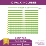 GRIPSTIC® Bag Sealer 12pk 11.25" Green