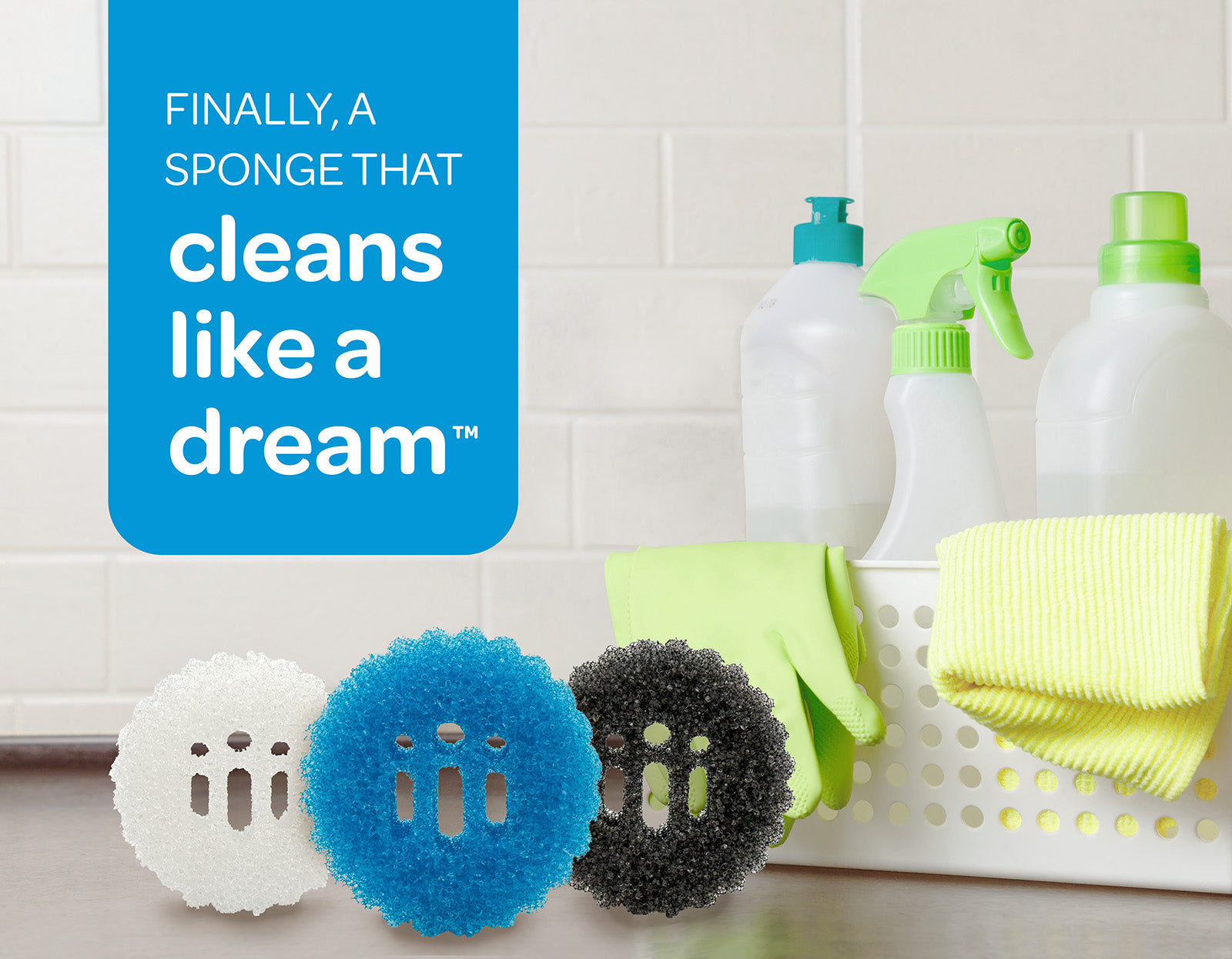 Ultimate Scrub Tool (3 Sponge Set) — GRIPSTIC
