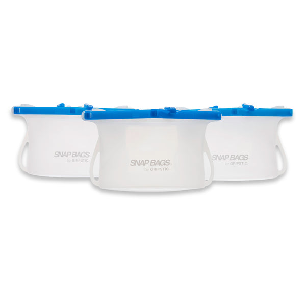 SNAP BAGS® 3-Two Cup Silicone Bags
