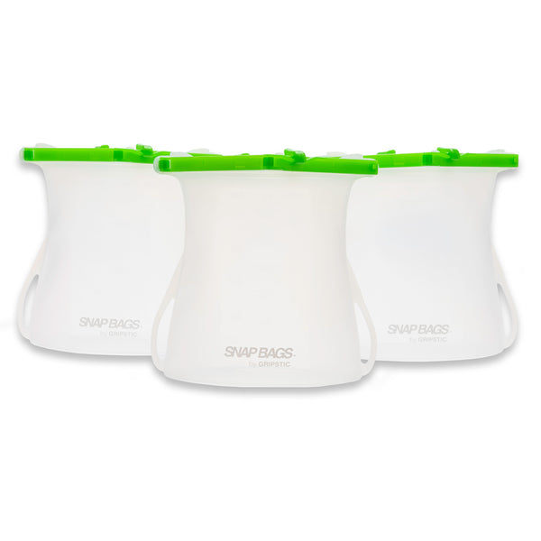 SNAP BAGS® 3-Six Cup Silicone Bags
