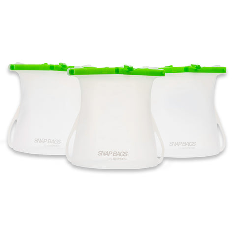 SNAP BAGS® 3-Six Cup Silicone Bags