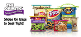 The Gripstic® Keeps Food Fresh Slides on Bags to Seal Tight Chip Clip Assorted Bags