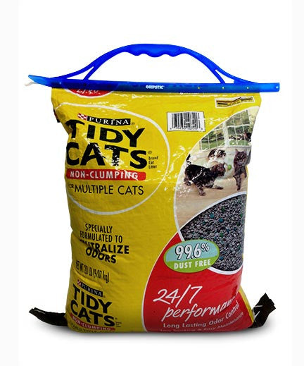 The Gripstic® Keeps Food Fresh Blue Handle Cat Litter